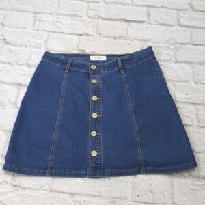 💚YMI Jean's Wear women's A-line Denim skir